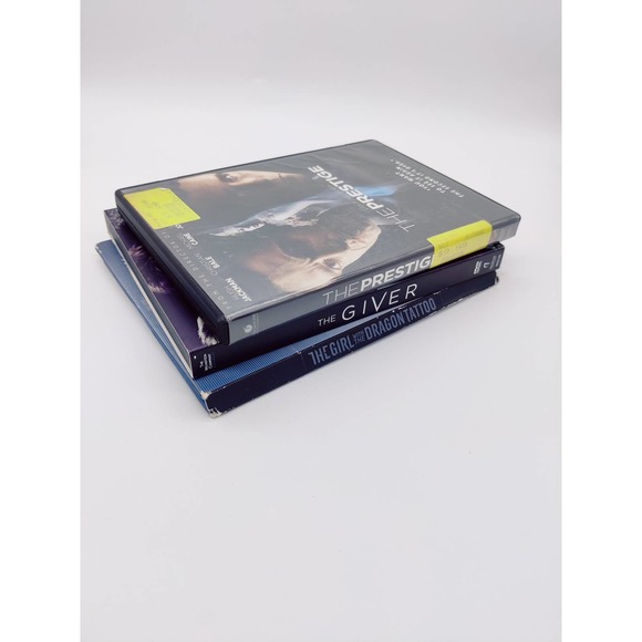 Movie DVD Lot The Girl With The Dragon Tattoo The Giver The Prestige 3 DVDs Teen - Picture 4 of 13